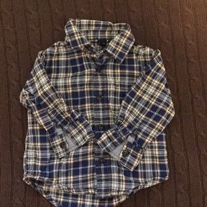 Baby Gap flannel plaid shirt 12-18 months
